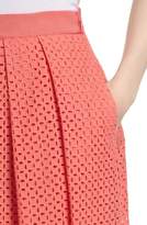 Thumbnail for your product : 1901 Eyelet A-Line Skirt