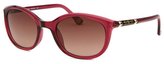 Thumbnail for your product : Michael Kors Michael By Women's Bridget Square Translucent Burgundy Sunglasses