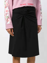 Thumbnail for your product : Dondup ruched midi skirt