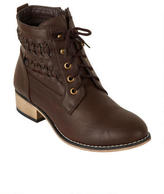Thumbnail for your product : Delia's Brooke Braided Shortie Boots