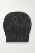 Thumbnail for your product : The Row Ayfer Ribbed Cashmere Beanie - Anthracite