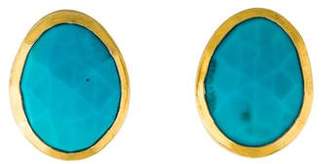 Gurhan Turquoise Button Earrings