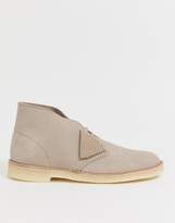 Thumbnail for your product : Clarks Originals desert boots in sand suede-Beige