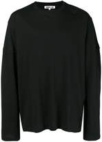 Thumbnail for your product : McQ logo print long sleeved T-shirt