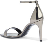 Thumbnail for your product : Paul Smith Milla Mirrored-leather Sandals
