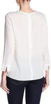 Thumbnail for your product : Basler Sheer Pintuck Crepe Blouse