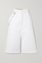 Cotton-twill Shorts - White 