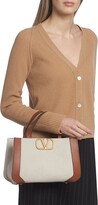 Thumbnail for your product : Valentino Garavani Small VLOGO Signature Canvas & Leather Tote
