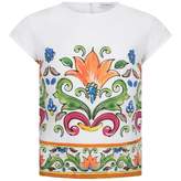 Thumbnail for your product : Dolce & Gabbana Dolce & GabbanaGirls Maiolica Cotton Top