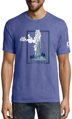 Hanes National Parks Comfort Wash Mens Crew Neck Short Sleeve Graphic T-Shirt