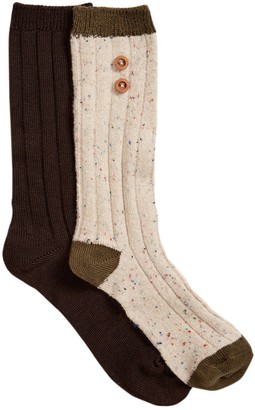 Steve Madden Speckled Boot Socks - Pack of 2