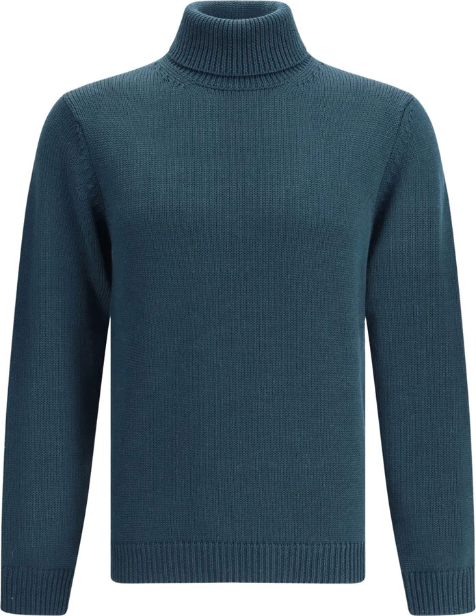 Roberto Collina Turtleneck Wool Sweater