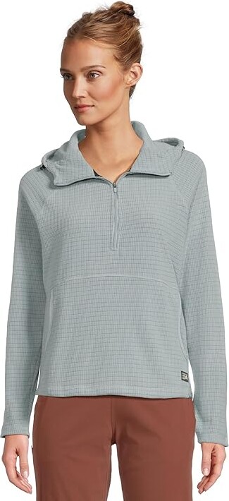 Mountain Hardwear Summit Gridtm 1/2 Zip Women's Clothing Ice Shadow : SM Fleece/Polyester