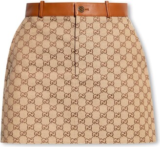 Gucci GG Supreme Pencil Skirt - Farfetch