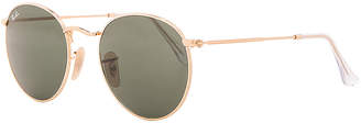 Ray-Ban Round Sunglasses in Green Classic | FWRD