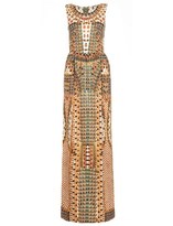 Thumbnail for your product : Temperley London Gold Jasper Print Maxi Dress