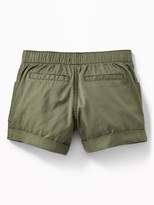Thumbnail for your product : Old Navy Twill Utility Pull-On Shorts for Girls