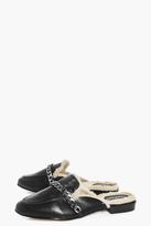 Thumbnail for your product : boohoo Annabelle Faux Fur Lined Mule Loafer