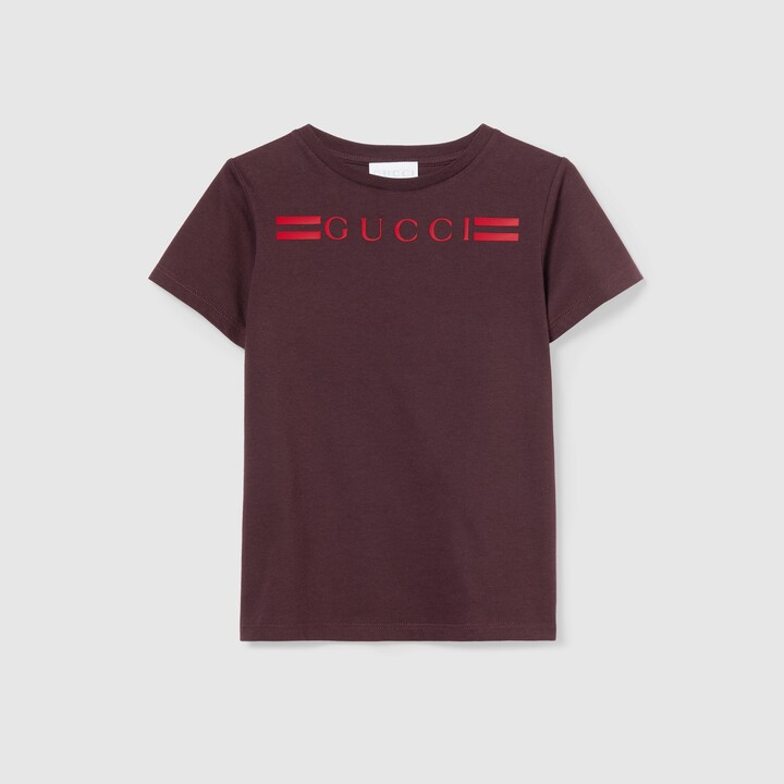 Gucci Children's cotton T-shirt with print
