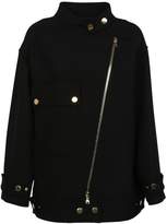 Thumbnail for your product : Moschino Boutique Oversized Biker Jacket