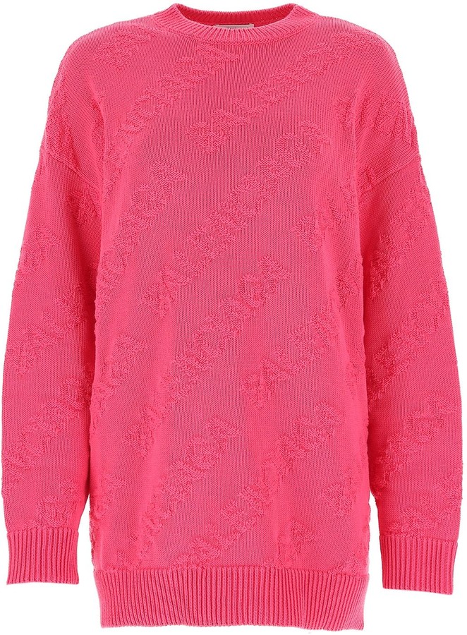 balenciaga pink sweater