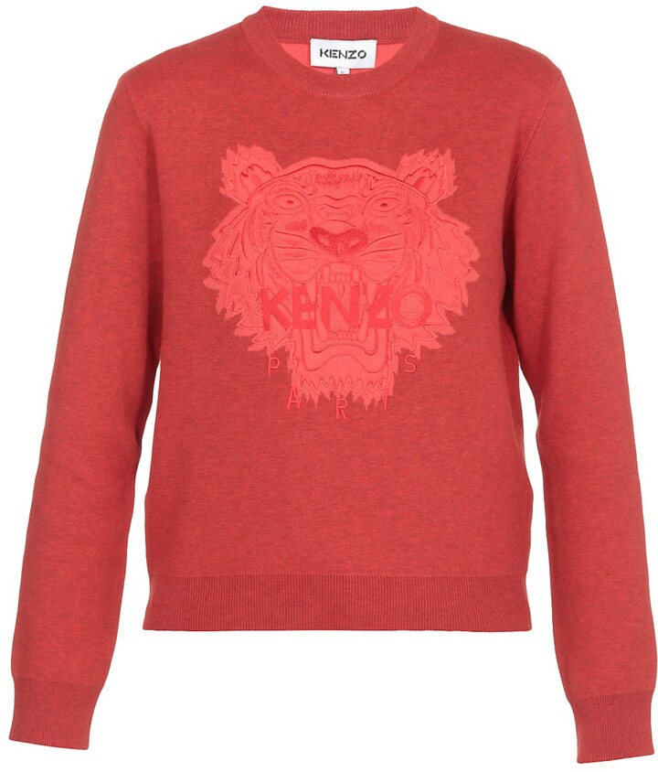 red kenzo sweatshirt
