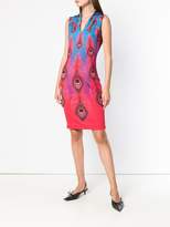 Thumbnail for your product : Just Cavalli gradient print fitted dress