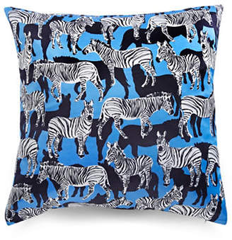 Kate Spade Zebra-Printed Square Pillow