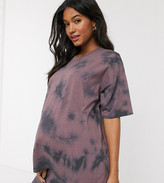 Thumbnail for your product : ASOS DESIGN Maternity oversized t-shirt in tonal tie dye