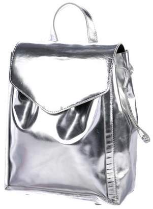 Loeffler Randall Metallic Leather Backpack