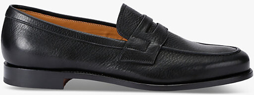 Church's Mens Black Heswall Slip-On Leather Loafers Eur 40 / 6 Uk Men