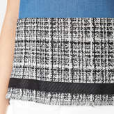 Thumbnail for your product : Karl Lagerfeld Paris Women's Denim and Boucle Top