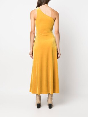 Polo Ralph Lauren Single-Shoulder Midi Dress