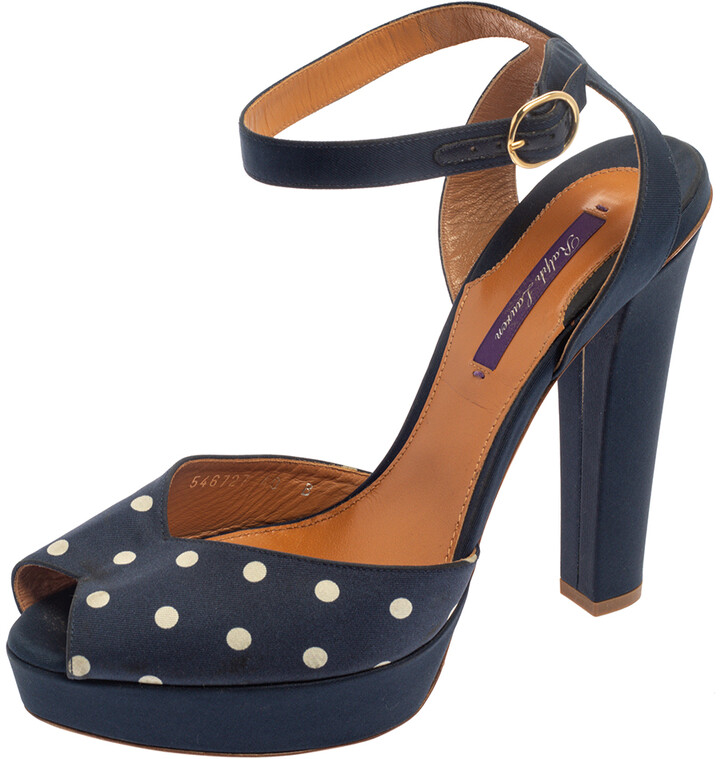 ralph lauren blue sandals
