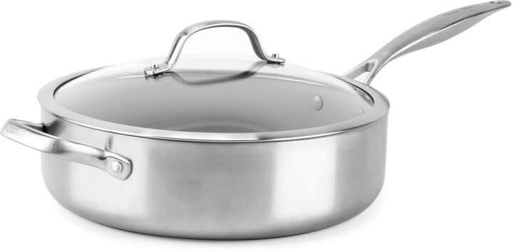 Venice Pro Ceramic Nonstick 3.5-Quart Chef's Pan with Lid and