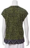 Thumbnail for your product : Marni Printed Short Sleeve Top