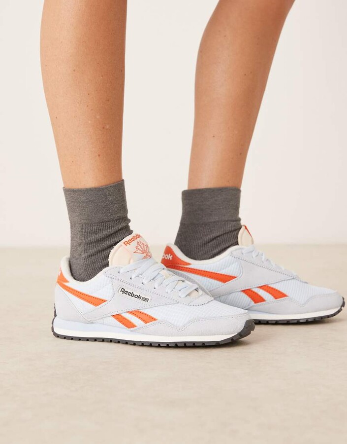 Reebok Classic AZ sneaker in blue and orange
