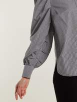 Thumbnail for your product : Frame Gingham Cotton Blouse - Womens - Black White