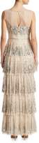Thumbnail for your product : Aidan Mattox Embellished Tiered Gown
