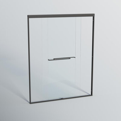 cozypony Glass Shower Door (Matte Black)