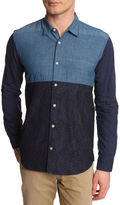 Thumbnail for your product : Our Legacy Marble Mixed Blue Shirt