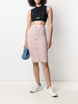 Thumbnail for your product : Iceberg Textured Knitted Pencil Skirt