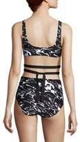 Thumbnail for your product : Proenza Schouler One-Piece Printed Maillot