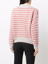 Thumbnail for your product : Alysi Striped Mock-Neck Jumper
