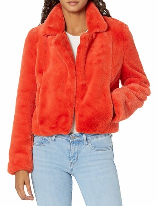 Blank Nyc Womens Solid Cropped Faux Fur, Blank Nyc Faux Fur Coat