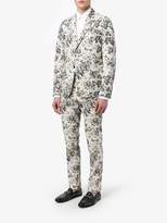 Thumbnail for your product : Gucci Mens White Floral Cotton Tailored Blazer, Size: 50