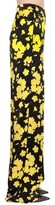 Thumbnail for your product : Rochas High Waist Floral Silk Satin Pants