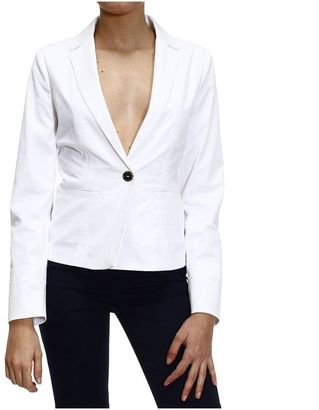 Armani Jeans Blazer Jacket 1 Button Cotton