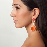 Thumbnail for your product : Bounkit Orange Cat's Eye Cabochon Earrings