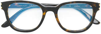 Cartier rectangle frame glasses